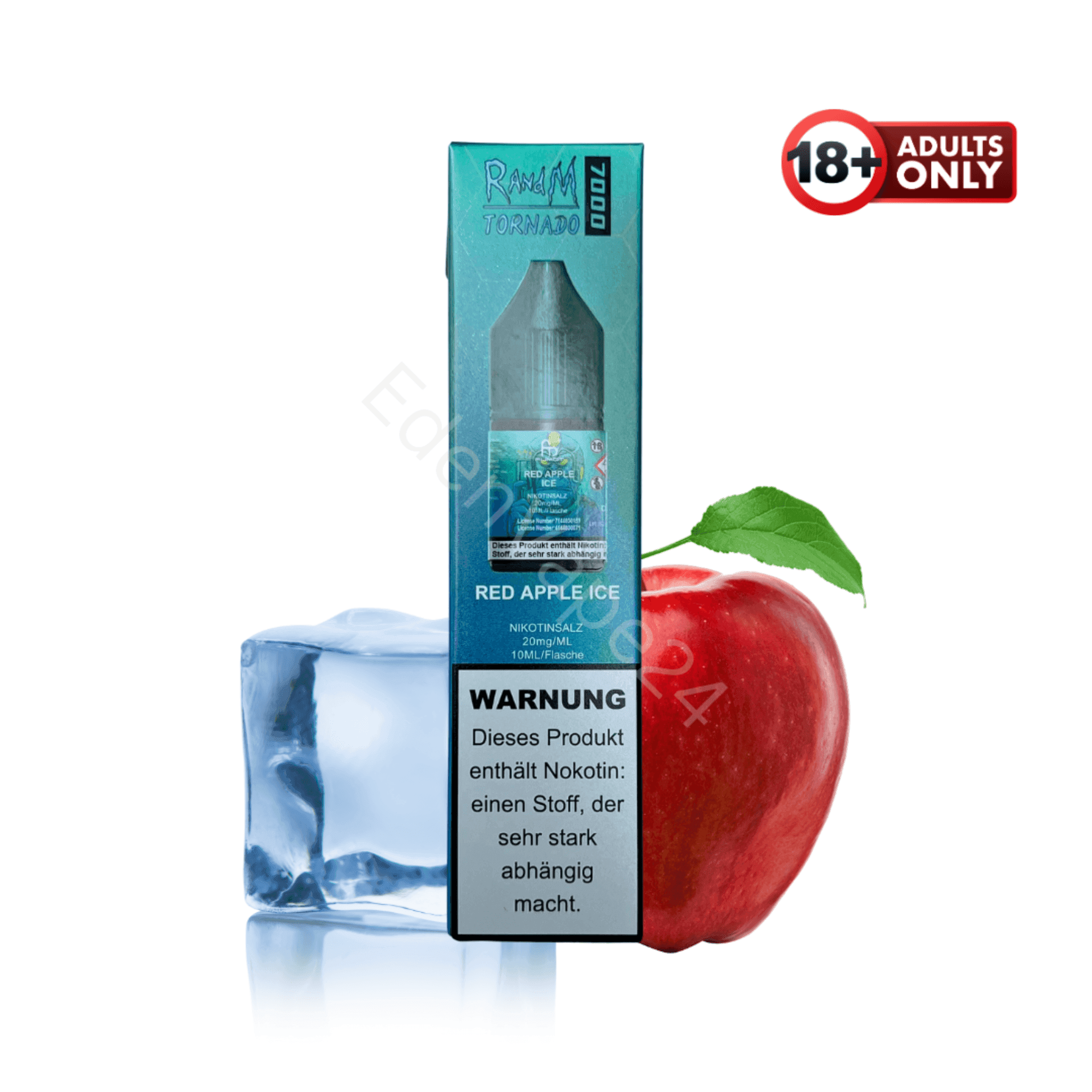 RandM Tornado 7000 Liquid - Red Apple Ice - EdenVape24